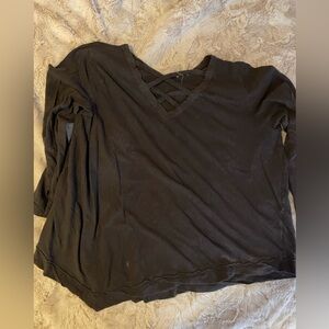 Three Bird Nest Asymmetrical Tunic Top